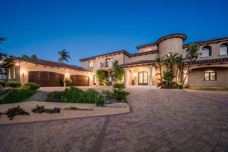 image of exterior of luxury home