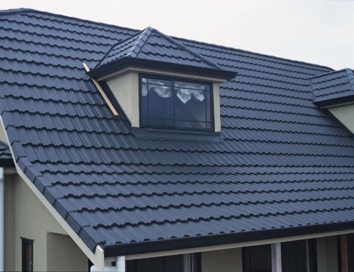 Bringman Roofing black metal roof image